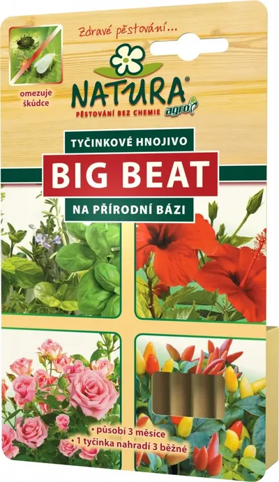 Agro NATURA Big Beat tyčinkové hnojivo 12 ks 1