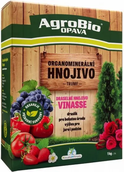 AgroBio TRUMF draselné hnojivo Vinasse PRO PLOD A KVĚT 1 kg 1
