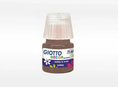 Akrylová barva Giotto Decor matt 25 ml světle hnědá 1