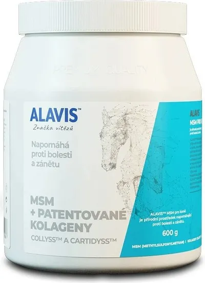Alavis MSM pro koně Bez příchutě 600 g 1