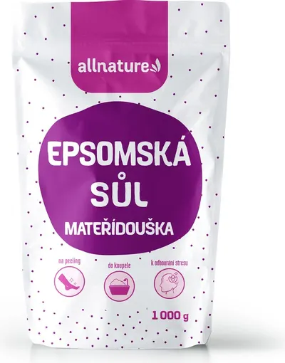 Allnature Epsomská sůl Mateřídouška 1000 g 1