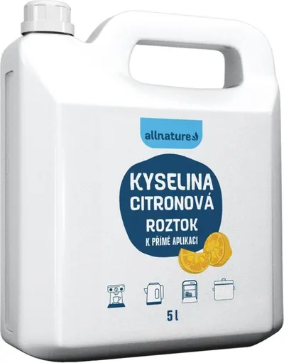 Allnature Kyselina citronová roztok 5000 ml 1