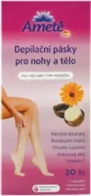 Ameté Depilační pásky na tělo 20 ks 1