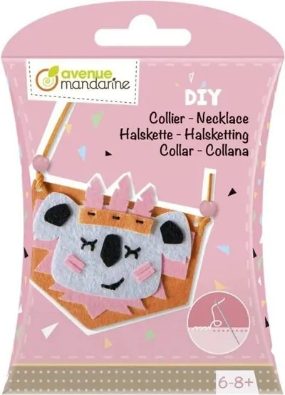 Avenue Mandarine Sada na šití z filcu náhrdelník - koala (1ks) 1