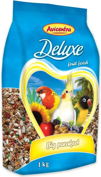 Avicentra Deluxe Malý a střední papoušek 1 kg 1