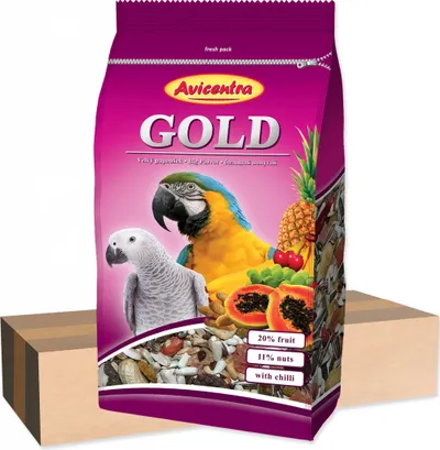Avicentra Gold Velký papoušek 850 g 1