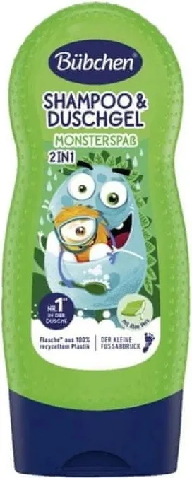 Bübchen Šampon a sprchový gel Příšery 230 ml 1