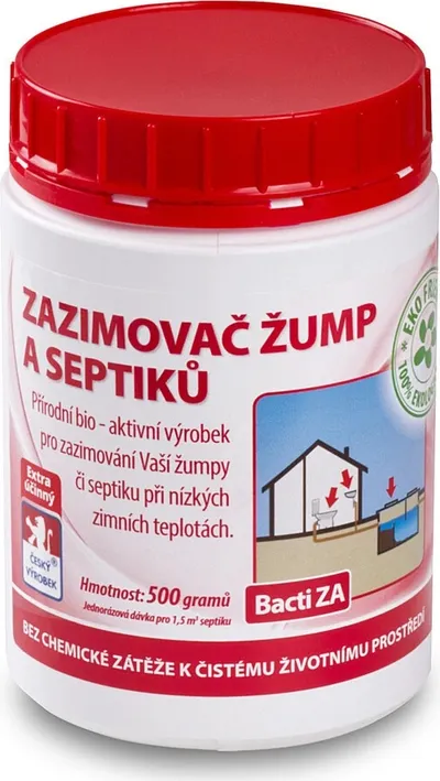 BACTI ZAZIMOVAČ žump a septiků 500 g 1