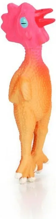 Beeztees Hračka pro psy latexové kuře pískací 15 cm 1