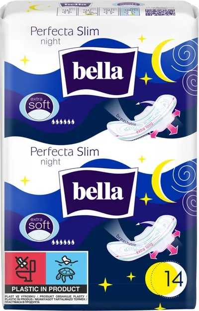 Bella Perfecta Slim Night Extra Soft hygienické vložky 14 ks 1