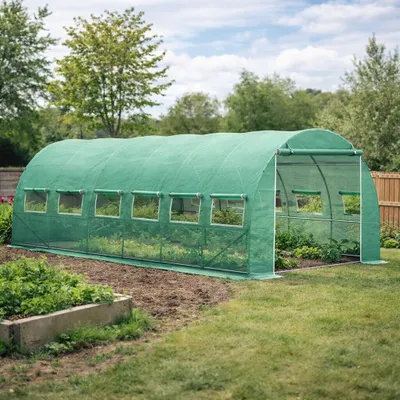 BestBerg zahradní fóliovník BBGT-18G 18 m² 6 x 3 x 2 m zelená 1