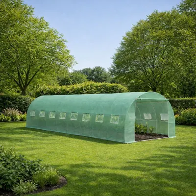 BestBerg Zahradní fóliovník BBGT-24G 24 m² 8 x 3 x 2 m zelená 1