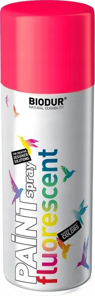 Biodur fluorescenční email 400 ml červená RAL 3026 1