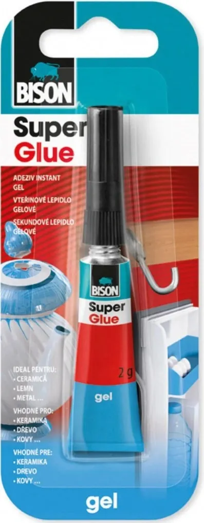 BISON Super Glue Gel vteřinové lepidlo 2g 1