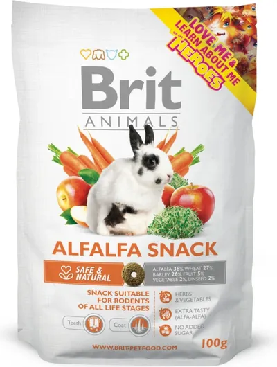 Brit Animals Alfalfa Snack for Rodents 100 g 1