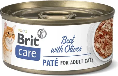 Brit Care Cat Beef Paté with Olives 70 g 1