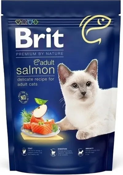 Brit Premium by Nature Cat Adult Salmon 1,5 kg 1