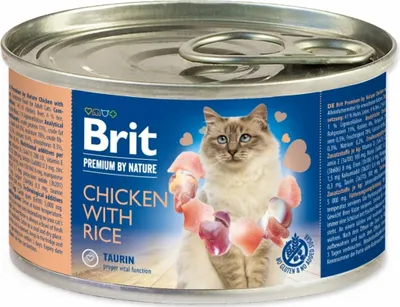 Brit Premium by Nature Cat Chicken with Rice 200 g 1