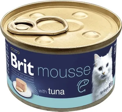 Brit Premium by Nature Cat Mousse with Tuna 85 g 1