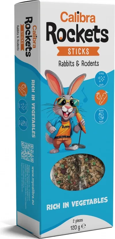 Calibra Rockets Sticks Rabbits&Rodents Vegetables 120 g 1