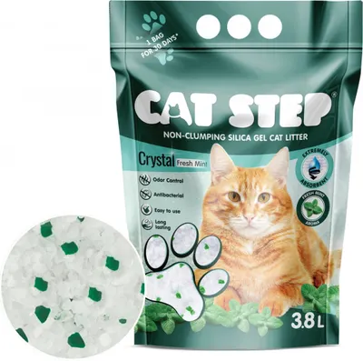 Cat Step Crystal Fresh Mint 1,67 kg 3,8 l 1