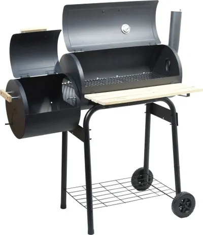 Cattara Smokie Gril na dřevěné uhlí s udírnou 13048 1