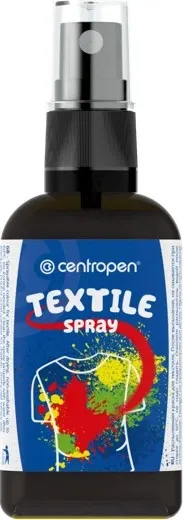 Centropen Barva na textil ve spreji 110 ml černá 1