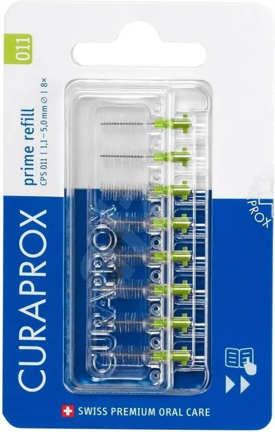 Curaprox CPS 011 Prime Refill mezizubní kartáčky 8 ks blistr 1