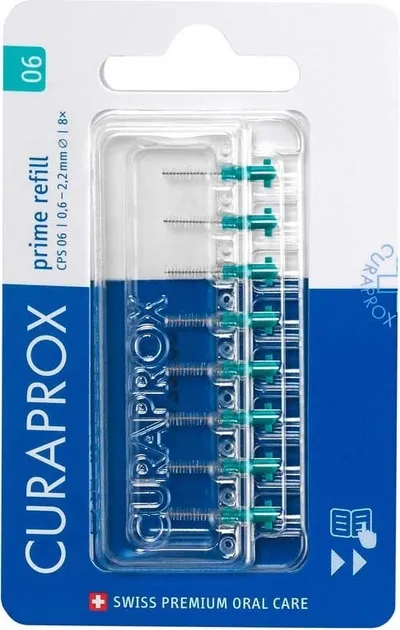 Curaprox CPS 06 Prime Refill mezizubní kartáčky 8 ks blistr 1