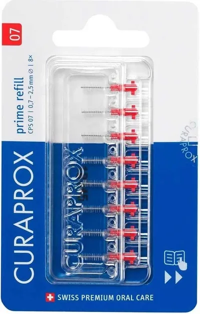 Curaprox CPS 07 Prime Refill mezizubní kartáčky 8 ks blistr 1