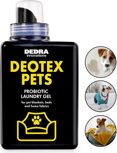DEOTEX PETS WASH účinně pere & neutralizuje pachy 15 praní 1
