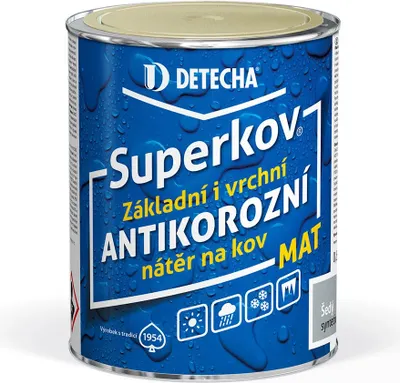 Detecha Superkov 2,5kg černý mat 1