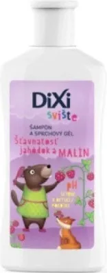 Dixi sprchový gel pro děti jahody a maliny 100 ml 1