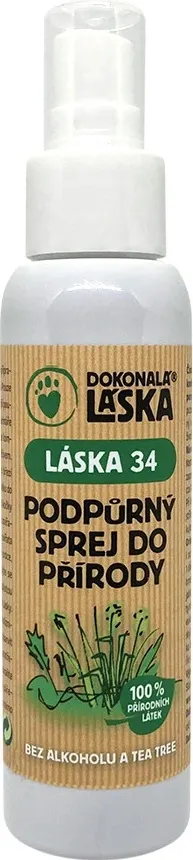Dokonalá láska LÁSKA 34 Podpůrný sprej do přírody 100 ml 1