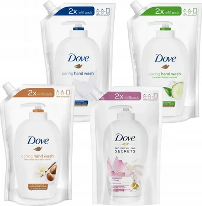 Dove Go Fresh Fresh Touch tekuté mýdlo náhradní náplň 500 ml 1