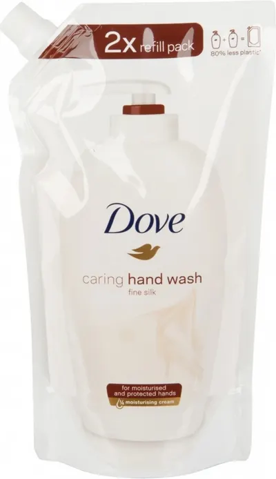 Dove Supreme Fine Silk krémové tekuté mýdlo náhradní náplň 500 ml 1