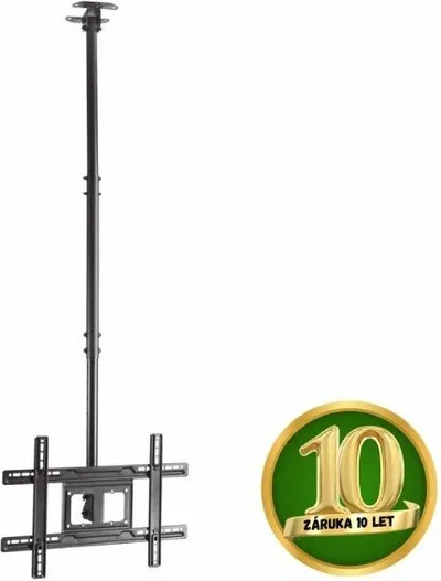 Držák na TV 37"- 80" na strop Holmios, otočný 30°h +5-25°v, nosnost 50kg, 10 let záruka 1