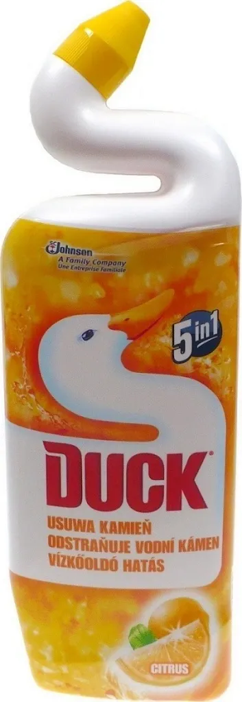 Duck 5v1 tekutý čistič WC s citrusovou vůní Citrus 750 ml 1