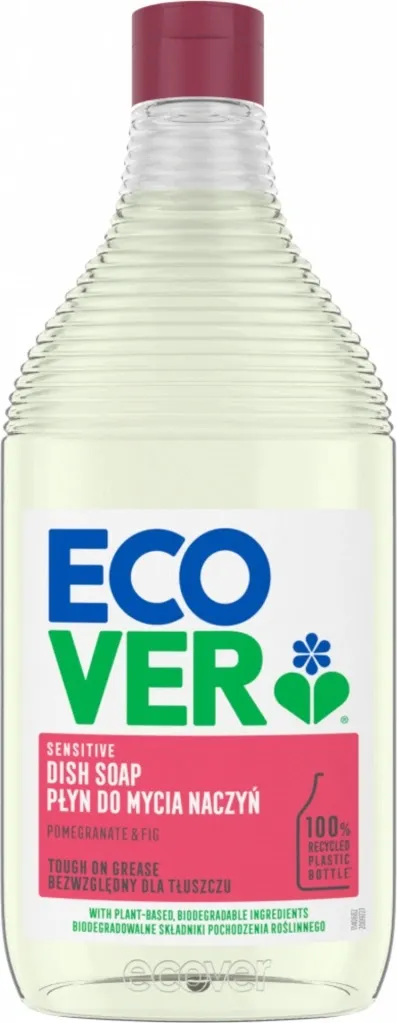ecover granátové jablko & fíky, eko prostředek na ruční mytí nádobí, 450 ml 1
