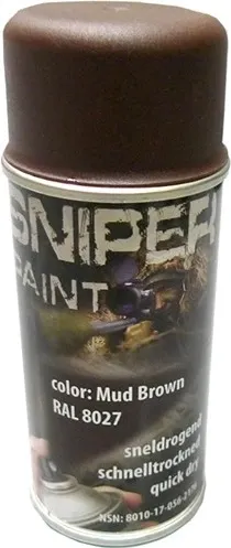 FOSCO Barva ARMY ve spreji 150ml RAL 8027 / BLÁTOVĚ HNĚDÁ 1