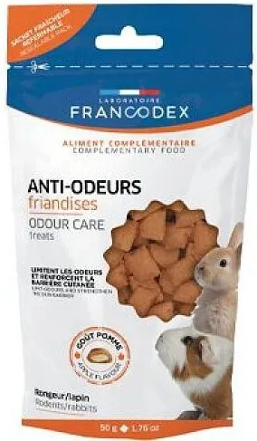 Francodex Pochoutka Odour care hlodavci 50 g 1