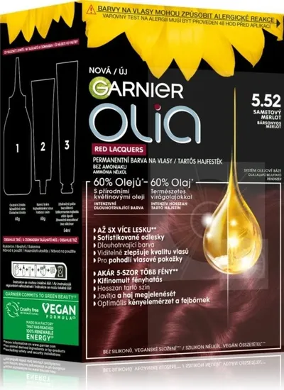 Garnier Olia Big Kit 5.52 Glassy Merlot 1