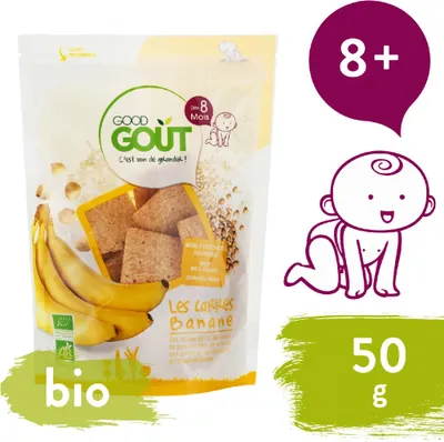 Good Gout BIO Banánové polštářky 50 g 1