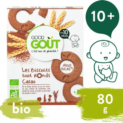 Good Gout BIO Kakaová kolečka 80 g 1