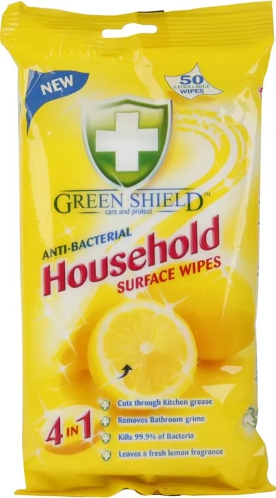Green Shield Household Surface Wipes 4v1 pro domácnost vlhčené ubrousky 50 ks 1