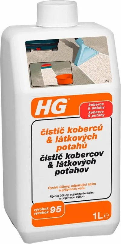 HG čistič koberců a látkových potahů 1 l 1