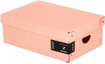 Karton P+P Krabice lamino malá PASTELINI meruňková 1
