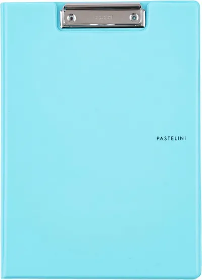 Karton P+P Pastelini A4 zavírací deska s klipem modrá 1