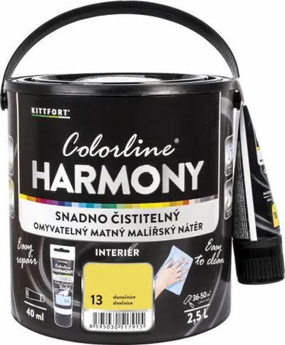 KITTFORT Colorline HARMONY 2,5 l slunečnice matná 1