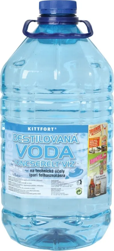 Kittfort Destilovaná voda na technické účely 5 l 1